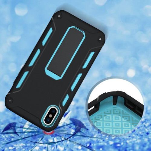 Mobile Phone Protective Case Shockproof For iPhoneX With Support Stand Bracket 2