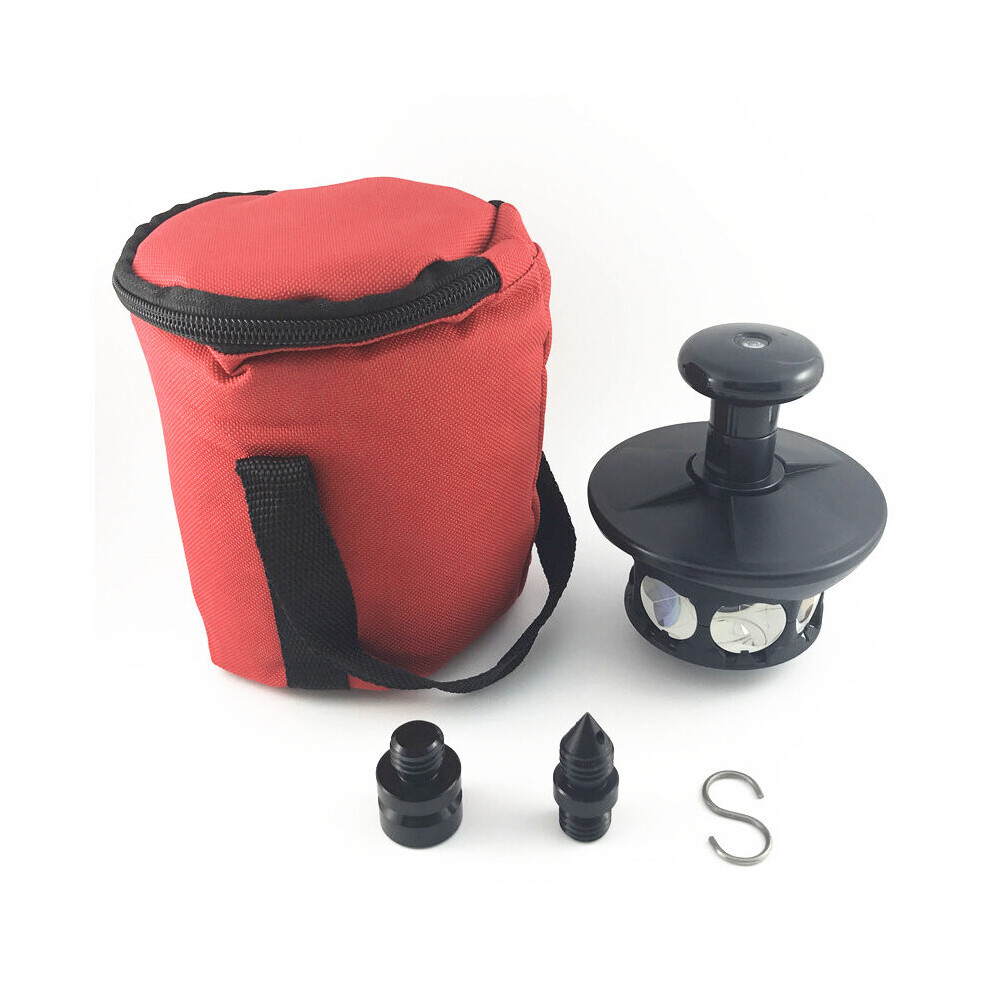 New Sliver-Plated 360 Degree Prism For Trimble Robot Total Station Surveying With 7 Pcs Mini Prisms 5063131579550