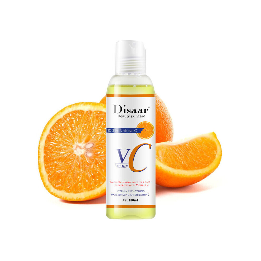 Wejoy 100Ml Vitamin C Oil Moisturizing Whitening Anti-Acne Anti-Wrinkle Shrink Pores Brightens Skin Tone Improves Dull Skin Body Care