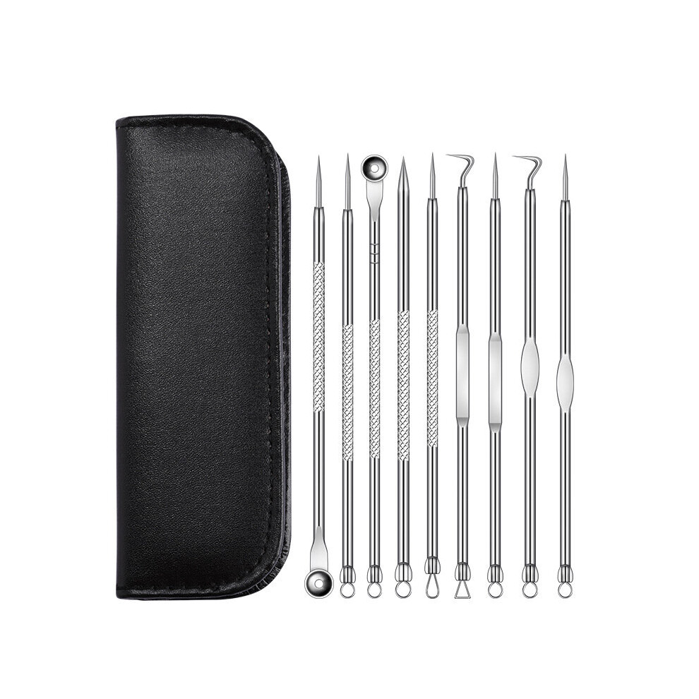 Wejoy Acne Blackhead Remover Needle Tools Set Blackhead Tweezer Pimple Extractor Stainless Steel Blackspot Removal Skin Care Tool