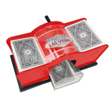 New Hand Cranked Porker Card Shuffler 2 Deck Card Shuffler Manual Card-shuffling Board Games Playing Cards Shuffling Machine