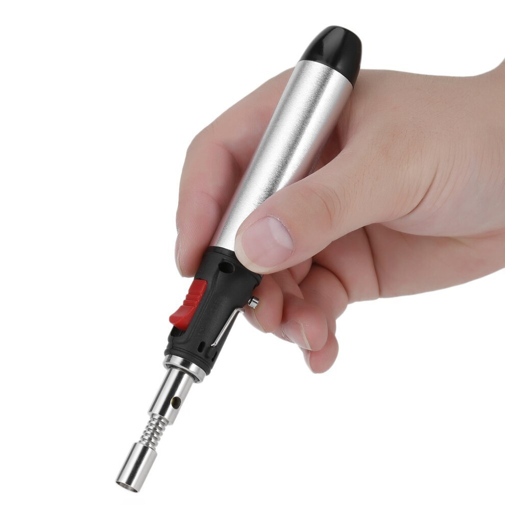 Pen Shape Thermostat Flame Butane Gas Soldering Iron Welding Torch Tool 5063131597417