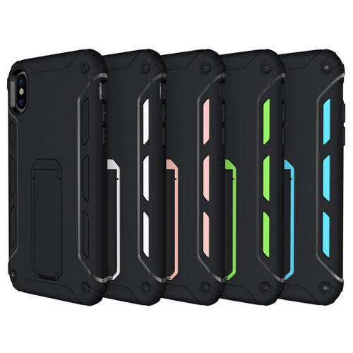 Mobile Phone Protective Case Shockproof For iPhoneX With Support Stand Bracket 2