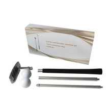 1set Golf Club Gift Golf Putting Trainer Portable Chipper Club Zinc Alloy Head Mallet Rod Grinding Push Clubs Golf Putter