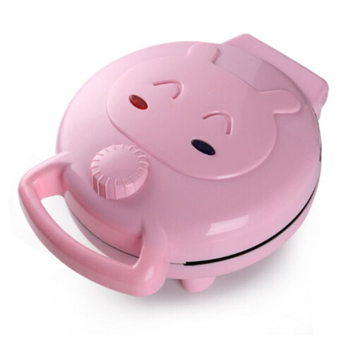 220V Electric Automatic Cake Machine Mini Cartoon Waffle Sandwich Baking Multifunction Breakfast Maker UK Plug 1