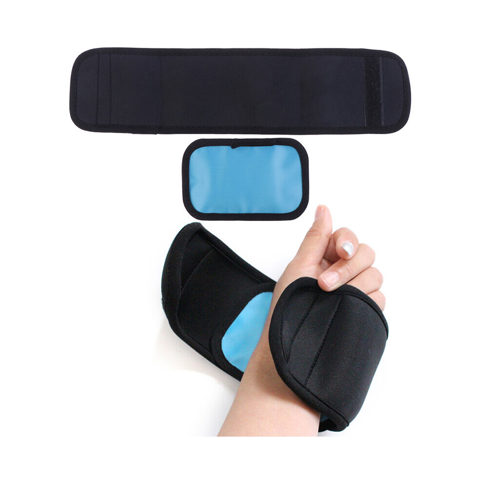 Wejoy Reusable Ice Pack For Injuries Gel Wrap Hot Cold Therapy Pain Relief With Straps Back Shoulders Waist Refrigerator Cooler Bag