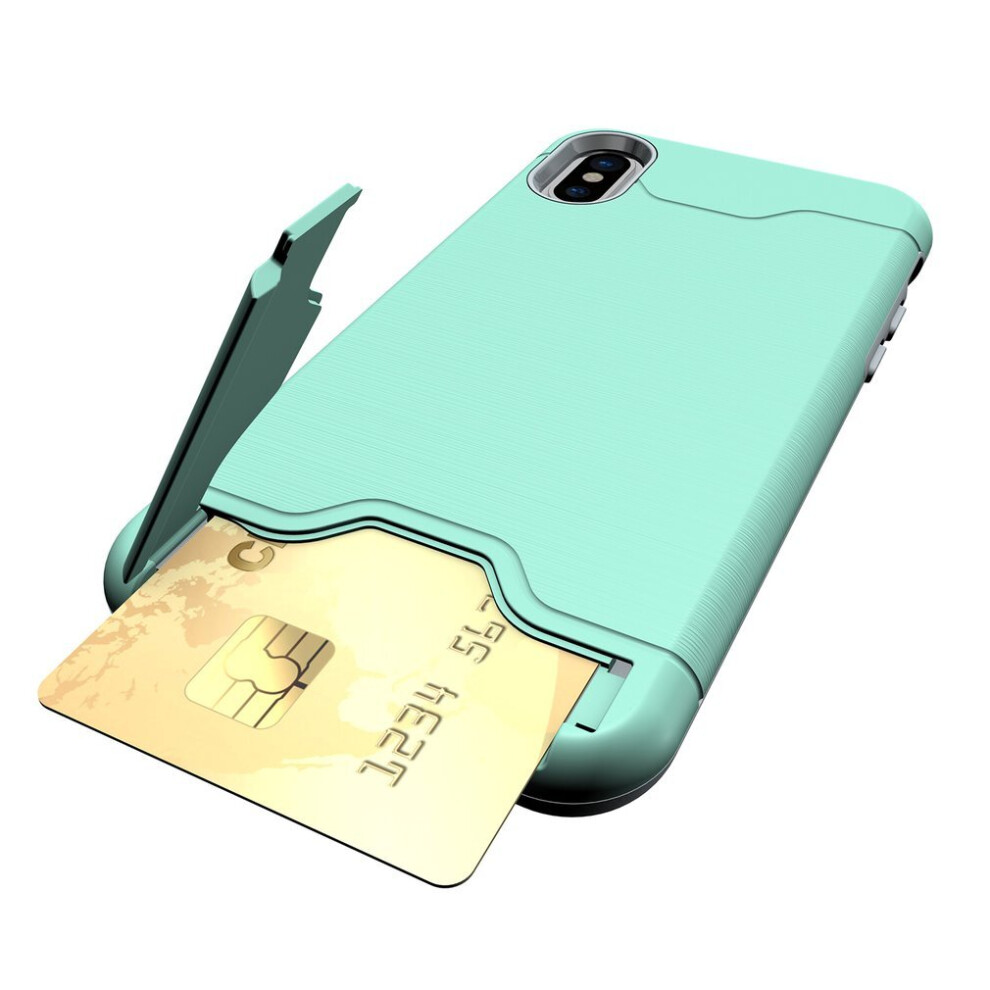 Mobile Phone Protective Case Cover Shockproof With Card Slot For Iphone X 5063131630565