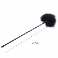 42cm Flirt Clit Tickler Whip Bird Feather Flogger Sex Toy Products Bondage Slave Erotic BDSM SM for Couples Women Adult Games