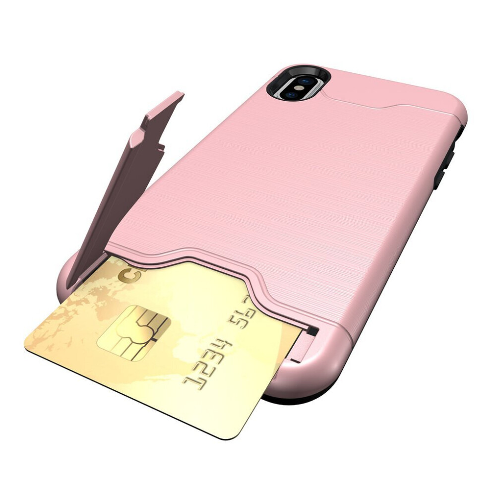 Mobile Phone Protective Case Cover Shockproof With Card Slot For Iphone X 5063131630558