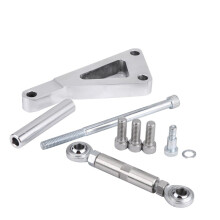 For Chevy SBC 350 Long Water Pump Polished Aluminum Alternator Bracket Kit Fit for Chevrolet small-block engine 350