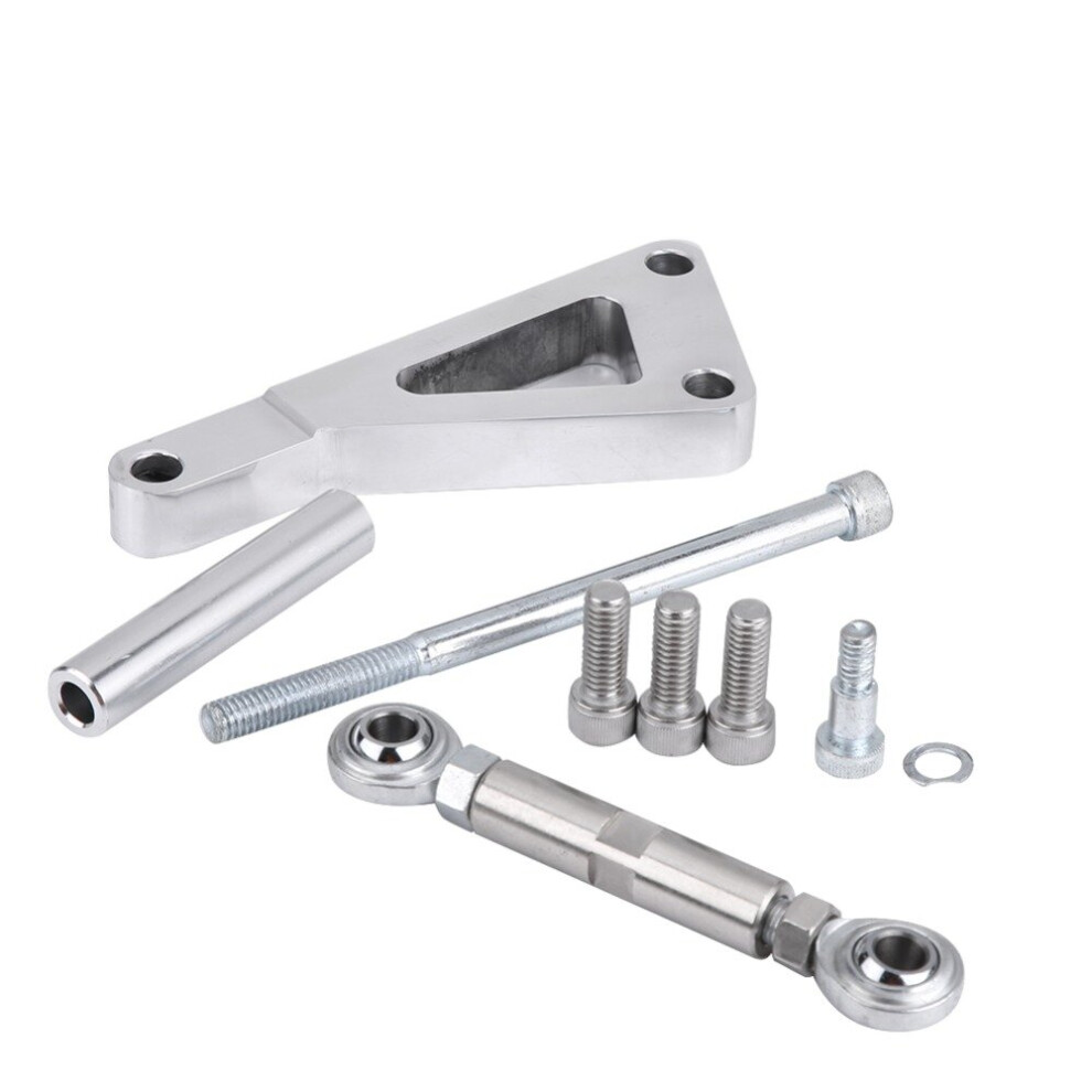 For Chevy Sbc 350 Long Water Pump Polished Aluminum Alternator Bracket Kit Fit For Chevrolet Small-Block Engine 350 5063131492989