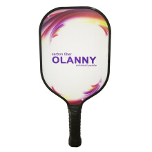 Pickleball Paddle Textured Surface For Spin Lightweight Graphite Racquet Racket Carbon Fiber Ergonomic Grip Edge