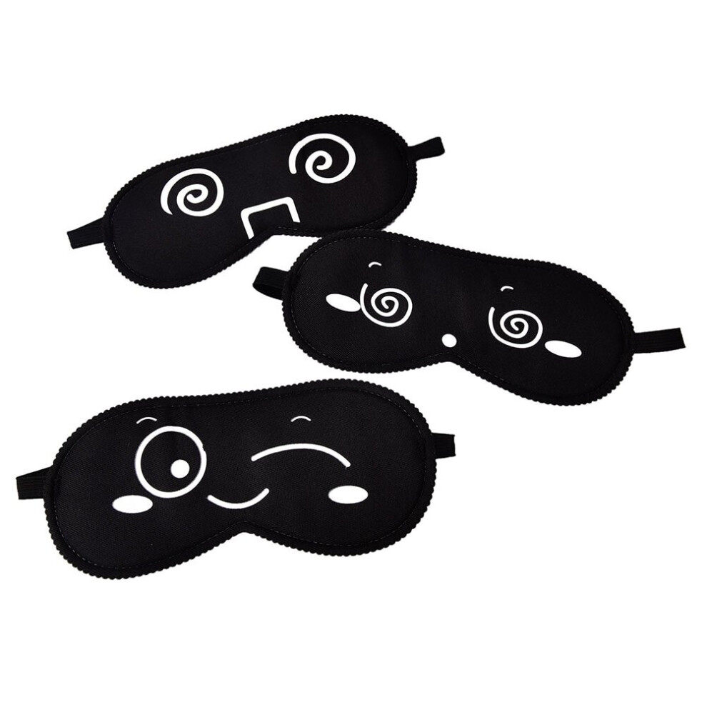 Wejoy Black Eye Shade Sleep Mask Sleeping Eye Mask Mask Bandage On Eyes For Sleeping Emotion Sleep Mask