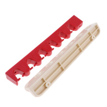 Billiard Rods Tidy Holder Stand -PLASTIC POOL/ SNOOKER CUE RACK HOLDS 6 CUES