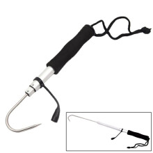Telescopic Retractable Fish Gaff Stainless Ice Sea Fishing Spear Hook Tackle New Fishing Hook