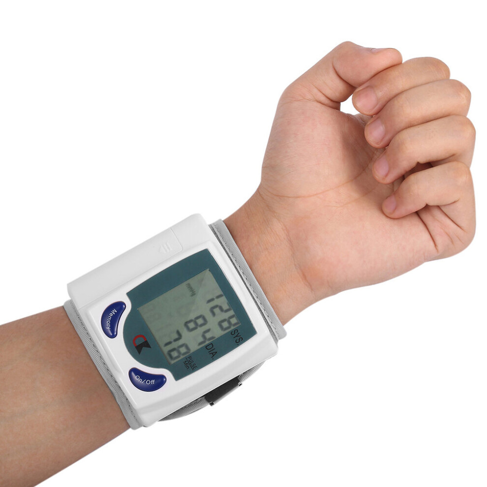 Wejoy Digital Wrist Blood Pressure Monitor With Heart Beat Rate Pulse Measure