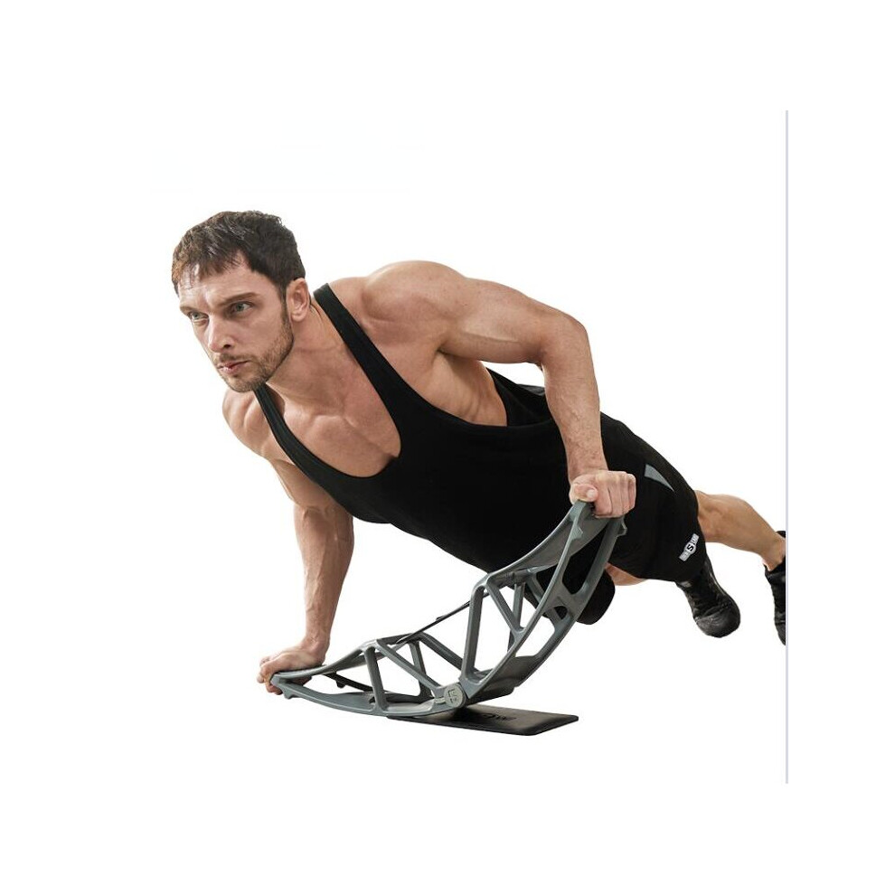 Powerbridge Push Up Board Push-up Bar Balance Training Board Plank Core Workout Trainer Home Gym Portable Fitness Equipment 
