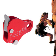 Rock Climbing Rope Clamp 24KN 100kg Hand Ascender Belay Device Locking Protection Grab Aluminum Alloy Rescue Gear Hiking