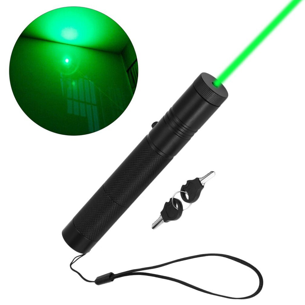 1Mw Green Laser Pointer Pen Focus 532Nm Zoom Burning Visible Adjustable Beam 5063131608656