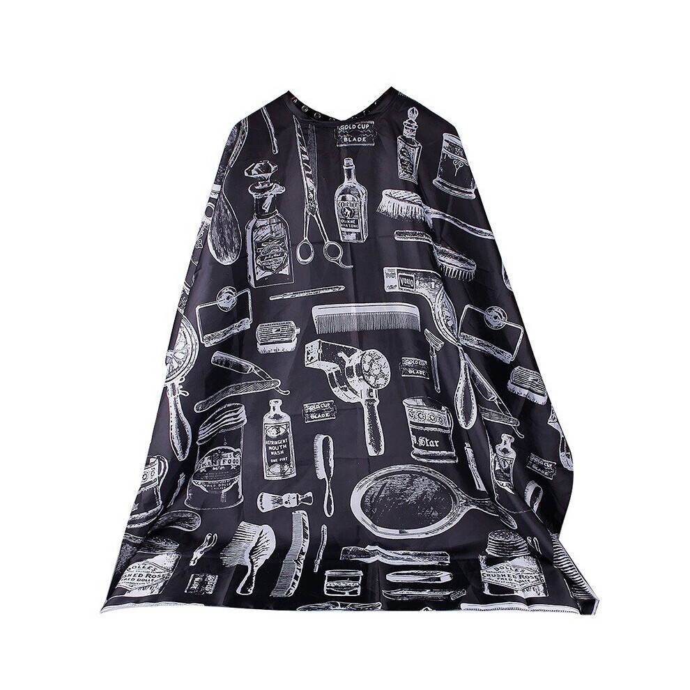 Wejoy White/Black 140*115Cm Cutting Hair Waterproof Snap Cloth Salon Barber Cape Hairdressing Hairdresser Apron Haircut Capes