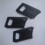 Plastic black surf wax comb 10 pcs 6