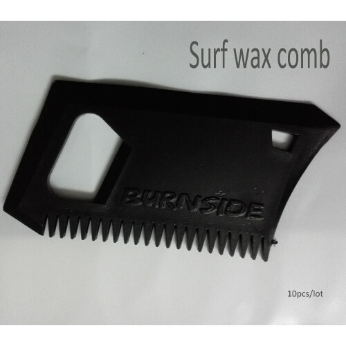 Plastic black surf wax comb 10 pcs 2
