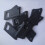 Plastic black surf wax comb 10 pcs 7