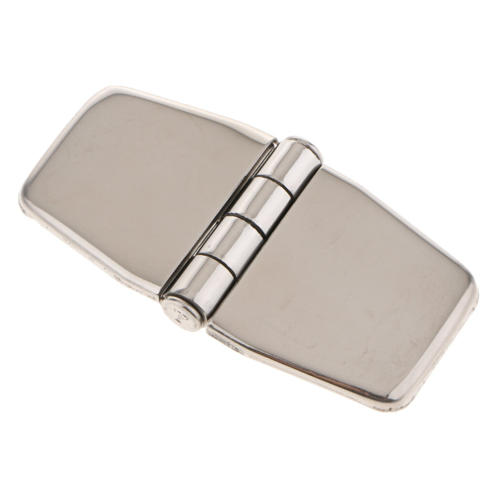 Boat Door Hinge With Cover 316 Stainless Steel 1.5 X 3.0 Inch Strap Hinges For Modern Watercraft, Yachts, Rvs, Trailers 5063131524727