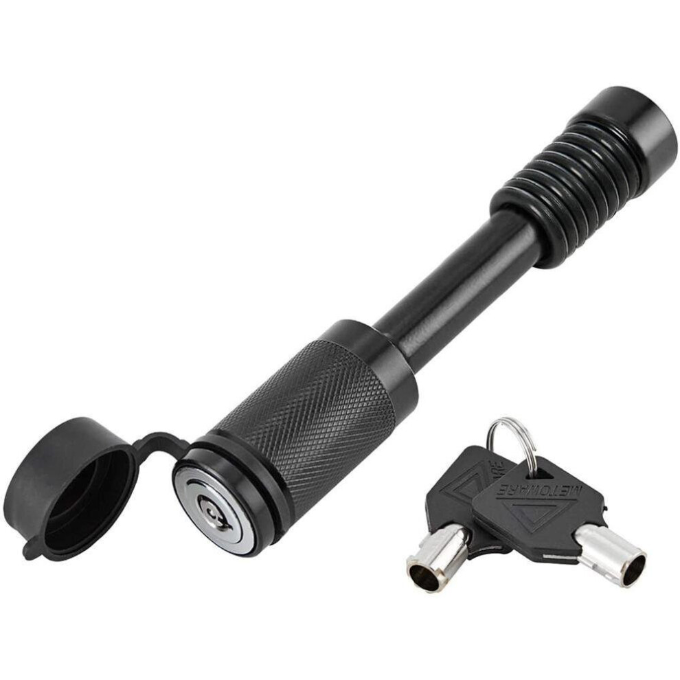 Upgrade 5/8 In Hitch Pin Lock W/Keys For Rv Truck Trailer Tow Receiver Universal Black 5063131497274