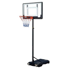 CC0182 Adjustable Height Basketball Stand Children Mobile Training Basketball Rack Toy Quality Transparent Basketball Backboard