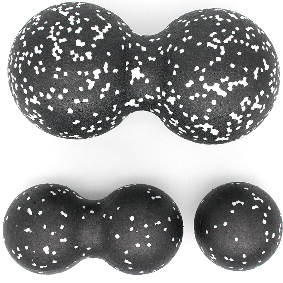 Wejoy Peanut Massage Ball Set Lacrosse Ball Physical Trigger Point Therapy Myofascial Release Muscle Knots Yoga Crossfit Self Massage