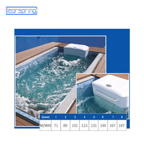 Wall-mounted endless pool machine pool swim jet system exercise pool with counter current swimming machine wave training machine 2