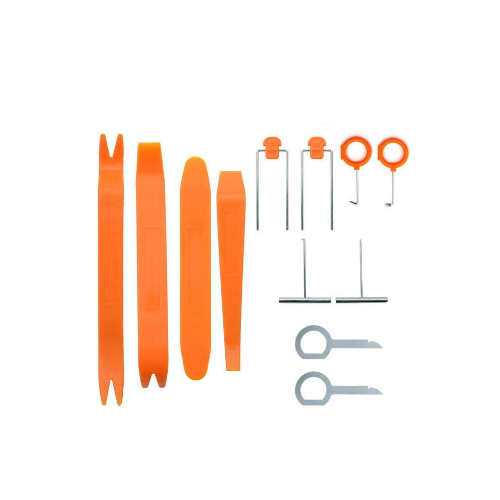 Car Door Pannel +Cleaner Tool Car Door Panel Remover Upholstery Fastener Disassemble Vehicle Refit Tweezer Clip Tools 5063131531978