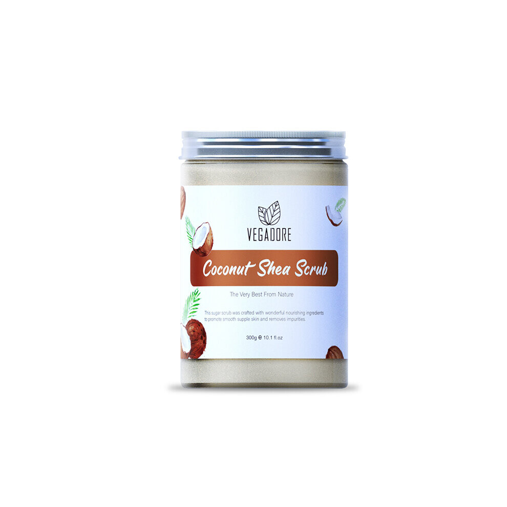 Wejoy Cream 300Ml Coconut Body Scrub For Scrubber Exfoliating Scrub To Stay Body Wash Cleansing Whitening & Shrink Pores.