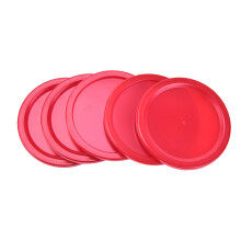 New Hot?5PCS Air Hockey Pucks 2" Puck Children Red Air Hockey Table Mini Pucks 50mm