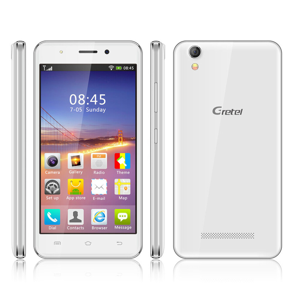Gretel G1 5.0 Inch 1280*720 Hd Ips Screen Display 1+8Gb 3G Phone For Android 5063131613674