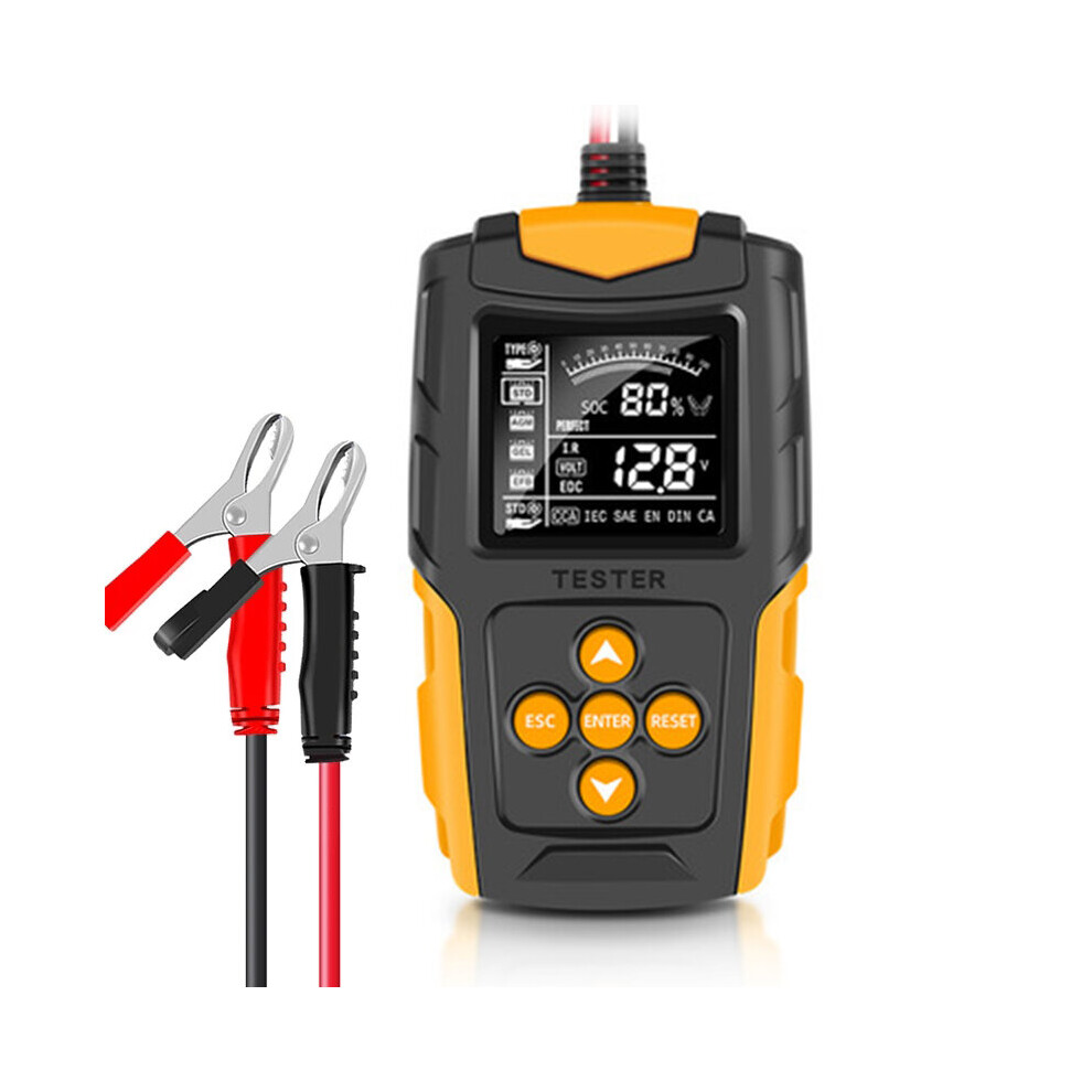 Car Battery Tester Charger Analyzer 12V 24V Battery Cranking Test Charging Cricut Load Battery Tester Diagnostic Tools 5063131527988
