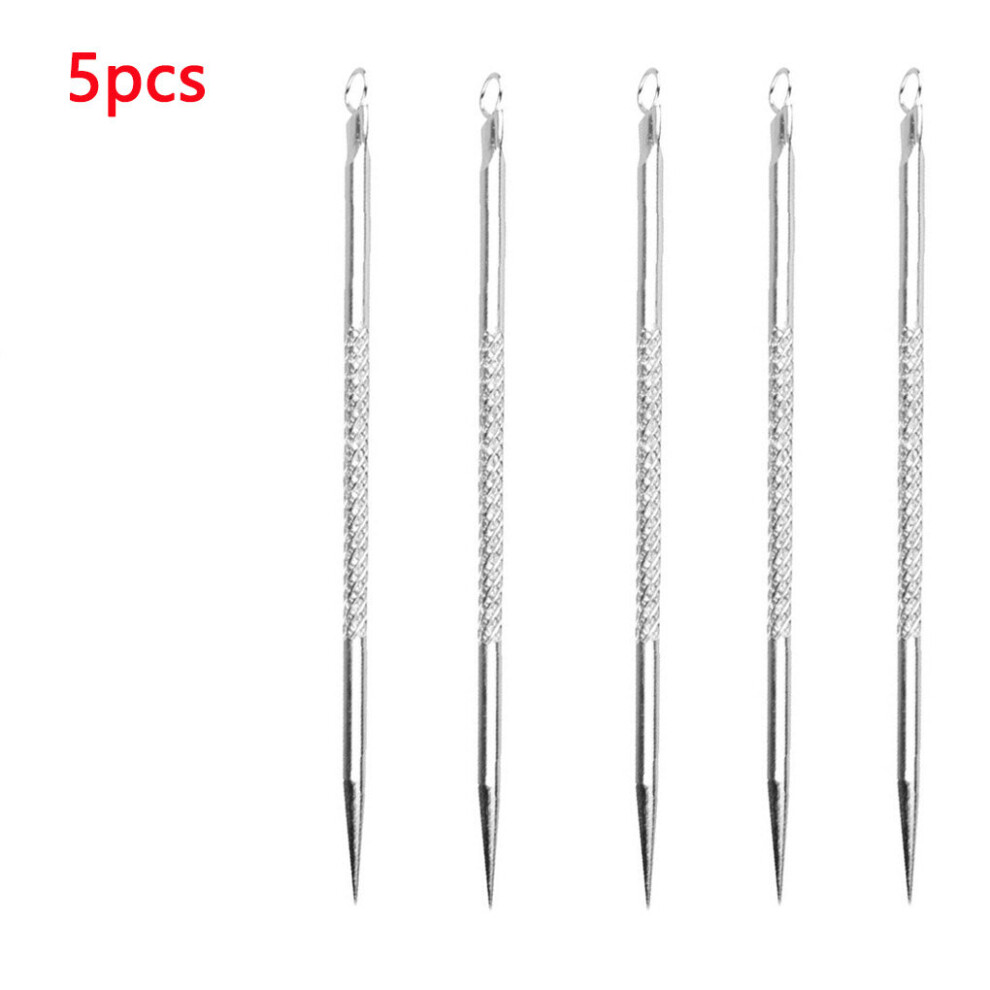 Wejoy 1-5Pcs Blackhead Comedone Acne Pimple Blemish Extractor Remover Stainless Steel Needles Remove Tools Face Skin Care Pore Cleaner