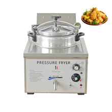 Single Cylinder 16L Commercial Pressure Fryer Electric Deep Fryer Fried Chicken Oven Frying Machine
