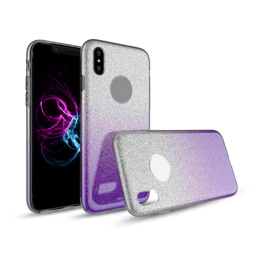 3-In-1 Shining Cell Phone Protection Case Bling Mobile Phone Cover For Iphone X 5063131630732