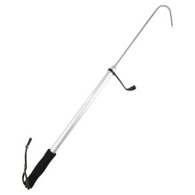 90/120cm Fishing Gaff Stainless Steel Sea Telescopic Spear Hook Gripper Tackle Outdoor Fishing Tackle Fishing Accessories