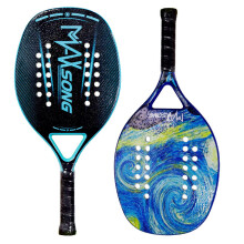 Beach Tennis Racket Set Racket Carbon Fiber Youth Men Woman Professional Tennis Racket EVA Tennis Train Padel Racquet With Bag