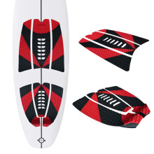 Surfboard Traction Pads Grip Stomp Pad Self Adhesive Premium EVA Deck with Tail Kicker 6 Pieces Wakeboard Surfing On