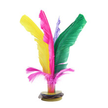 Home garden outdoor toy professional Goose feather shuttlecock Chinese Traditional Foot sport game for kids adult elders