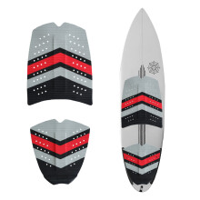 Wakesurf Traction Pads Grip Stomp Pad 3M Glue Self Adhesive Backing Premium EVA Deck with Tail Kicker 2 Pieces Surfboard Surfing