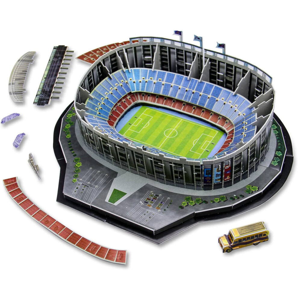 Photos - Jigsaw Puzzle / Mosaic DIY 3D Puzzle Jigsaw World Football Stadium European Soccer Playground Assembled Building Model Puzzle Toys for Children