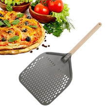 Professional Pizza Turning Peel with Long Handle Pizza Shovel Aluminum Alloy Pizza Peel Paddle Factory Pastry Baking Accessories