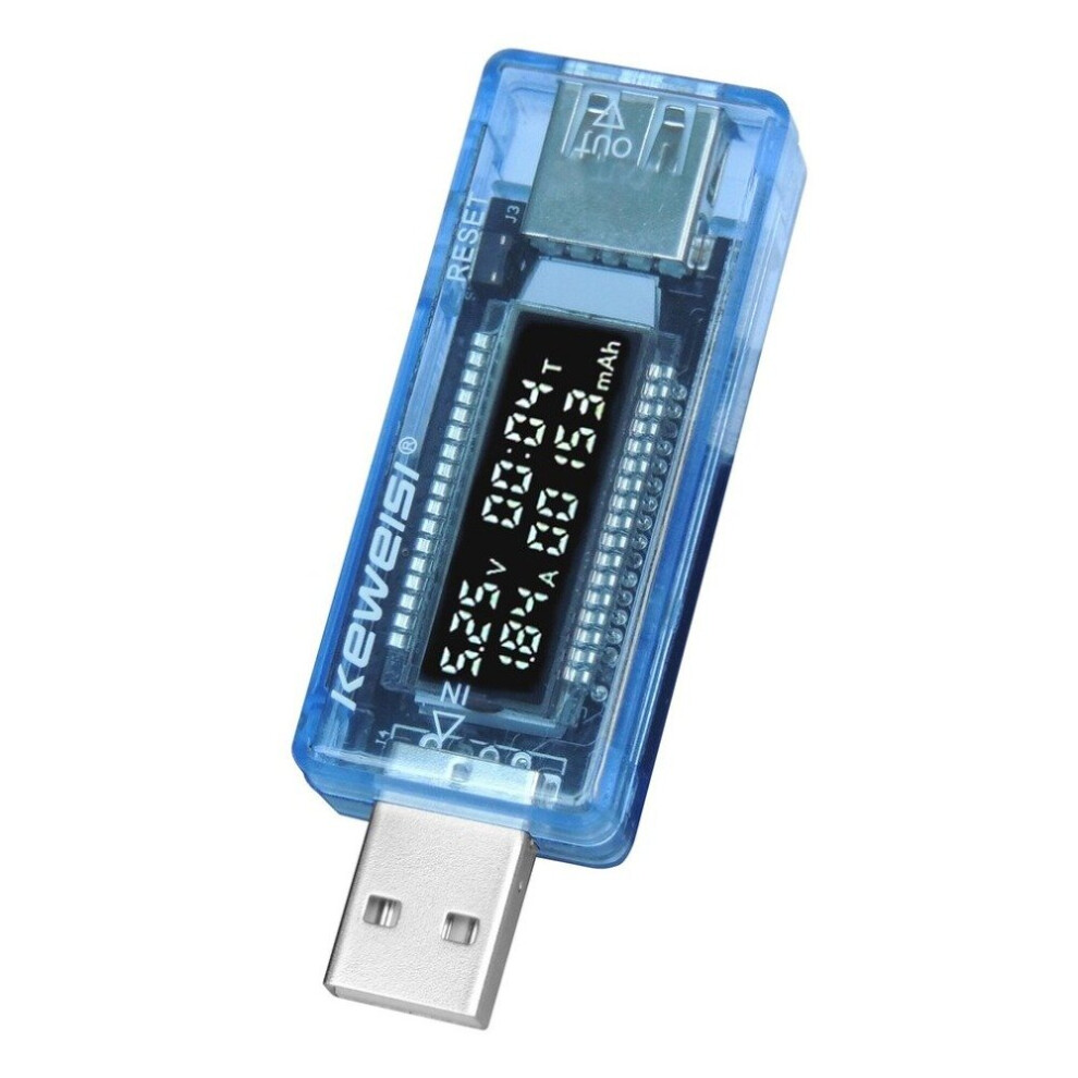 Usb Current Voltage Capacity Tester Volt Current Voltage Detect Charger Capacity Tester Meter Mobile Power Detector Battery Test 5063131528077