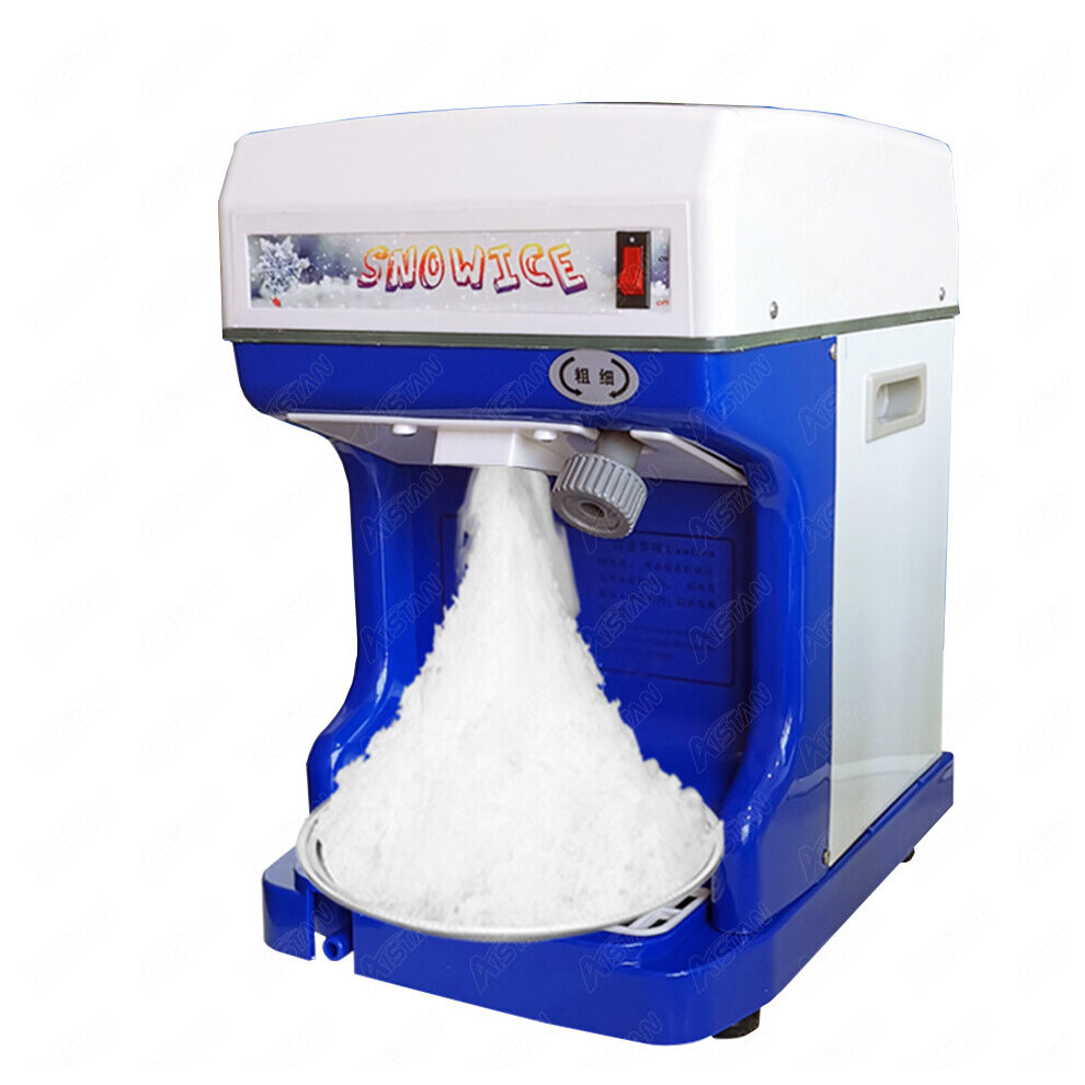 HK169 Electric Ice Crusher Commercial Ice Crusher Snow Cone Maker Machine Shaved Ice Crusher