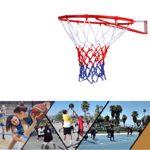 32 cm Steel Hanging Basketball Wall Basketball Rim With Screws Mounted Goal Hoop Rim Net Sports Netting Indoor Outdoor Play
